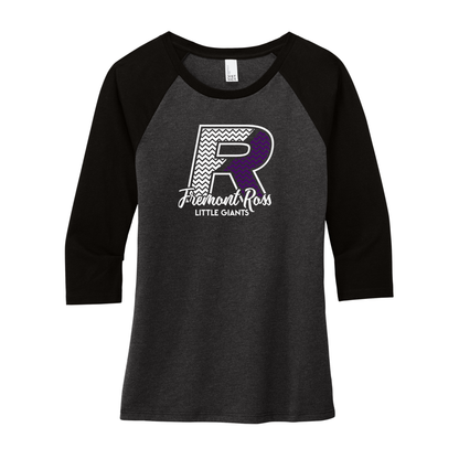 Fremont Ross (FRAS-21) Design on District Women’s Perfect Tri 3/4-Sleeve Raglan (DM136L)