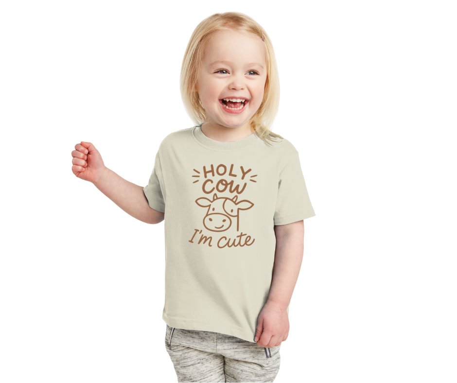 Holy Cow I'm Cute Shirt, Holy Cow I'm Cute Onesie, Cute Kid's Shirt, Baby Onesie