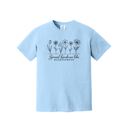 Spread Kindness Like Wildflowers Shirt, Floral Shirt, Women's Shirt, Spring Shirt (1717)