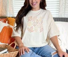 Leaf Pattern Shirt, Fall Shirt, Autumn Shirt (1717)