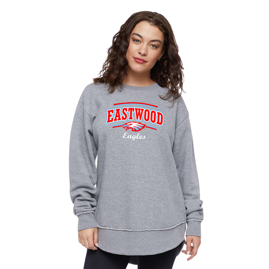 Eastwood (EWAS-02) Design on Women's Weekend Fleece Crewneck Sweatshirt (LAT3525)