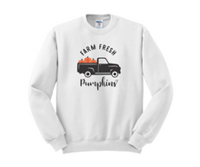 Farm Fresh Harvest Crewneck Sweatshirt, Fall Sweatshirt, Autumn Sweatshirt, Pumpkin Sweatshirt, Women's Sweatshirt