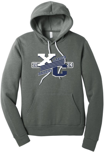 2024 Lakota Cross Country Unisex Sponge Fleece Hooded Sweatshirt (3719) deep heather