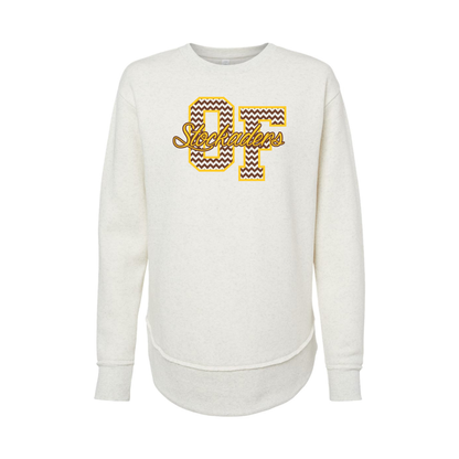Old Fort (OFAS-06) Design on Women's Weekend Fleece Crewneck Sweatshirt (LAT3525)