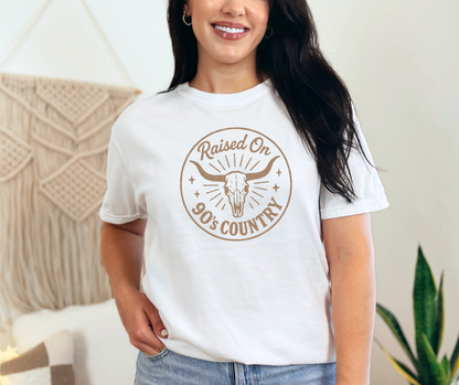 Raised on 90s Country Shirt, Western Shirt, Women's Shirt (1717)