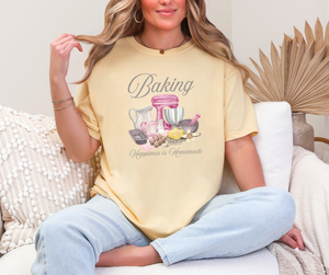 Baking Shirt, Happiness is Homemade Shirt, Women's Shirt