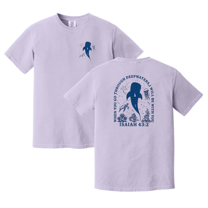 When You Go Through Deep Waters, I Will Be With You Shirt, Christian Shirt, Faith Shirt