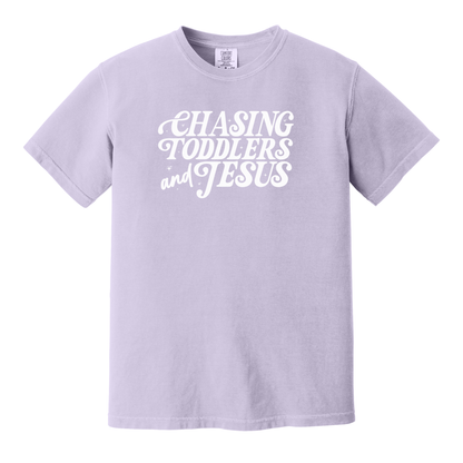 Chasing Toddlers & Jesus Shirt, Mom Shirt, Faith Shirt, Jesus Shirt