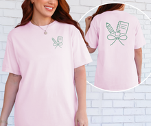 School Bow Shirt, Back to School Shirt, Teacher Shirt, Women's Shirt (1717)
