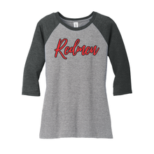 Fostoria (FOS-05) Design on District Women’s Perfect Tri 3/4-Sleeve Raglan (DM136L)