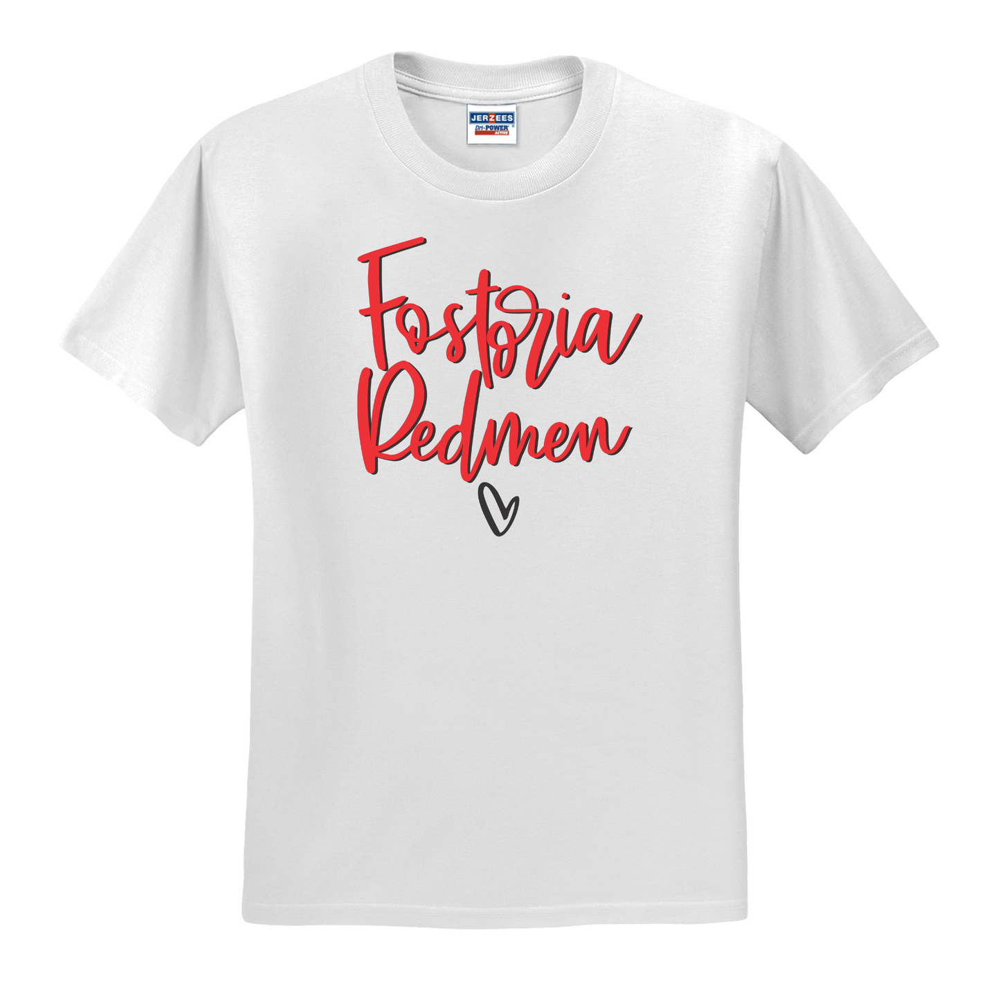 Fostoria Redmen (FOS-03) Design on Optional Apparel
