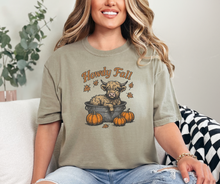 Howdy Fall Shirt, Cow Shirt, Highland Cow Shirt, Autumn Shirt, Western Shirt, Fall Shirt (1717)