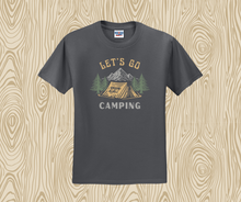 Let's Go Camping, Camping Shirt, Nature Shirt, Tent Camping Shirt (29M)