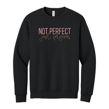 Not Perfect Just Forgiven Sweatshirt, Christian Sweatshirt, Faith Sweatshirt, Jesus Sweatshirt
