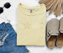 Sea Shells Shirt, Ocean Shirt, Shell Shirt, Starfish Shirt (1717)