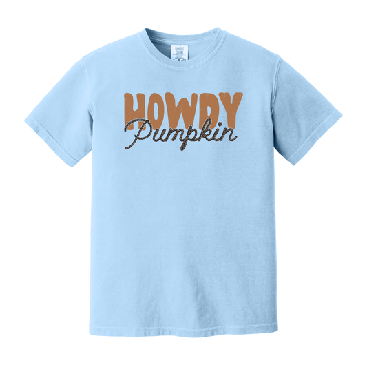 Howdy Pumpkin Shirt, Western Shirt, Farmer Shirt, Fall Shirt