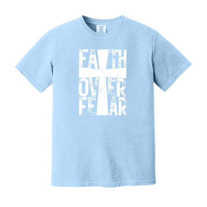 Faith Over Fear Shirt, Christian Shirt, Cross Shirt