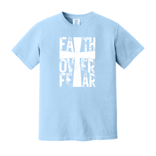 Faith Over Fear Shirt, Christian Shirt, Cross Shirt