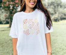 Leaf Pattern Shirt, Fall Shirt, Autumn Shirt (1717)