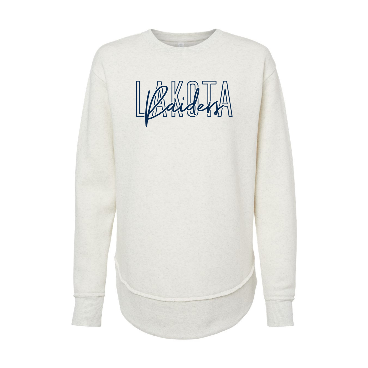 Lakota (RAS-64) Design on Women's Weekend Fleece Crewneck Sweatshirt (LAT3525)
