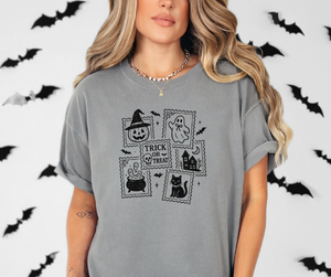 Trick or Treat Shirt, Halloween Shirt, Fall Shirt, Women's Shirt, Kids Shirt (1717)
