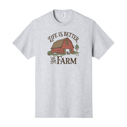 Life is Better on the Farm Shirt, Farmer Shirt, Agriculture Shirt, Barn Shirt