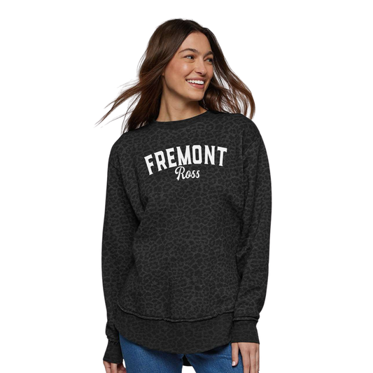 Fremont Ross (FRAS-30) Design on Women's Weekend Fleece Crewneck Sweatshirt (LAT3525)