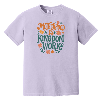 Motherhood is Kingdom Work Shirt, Mom Shirt, Mother's Day Gift, Christian Shirt, Christian Mom