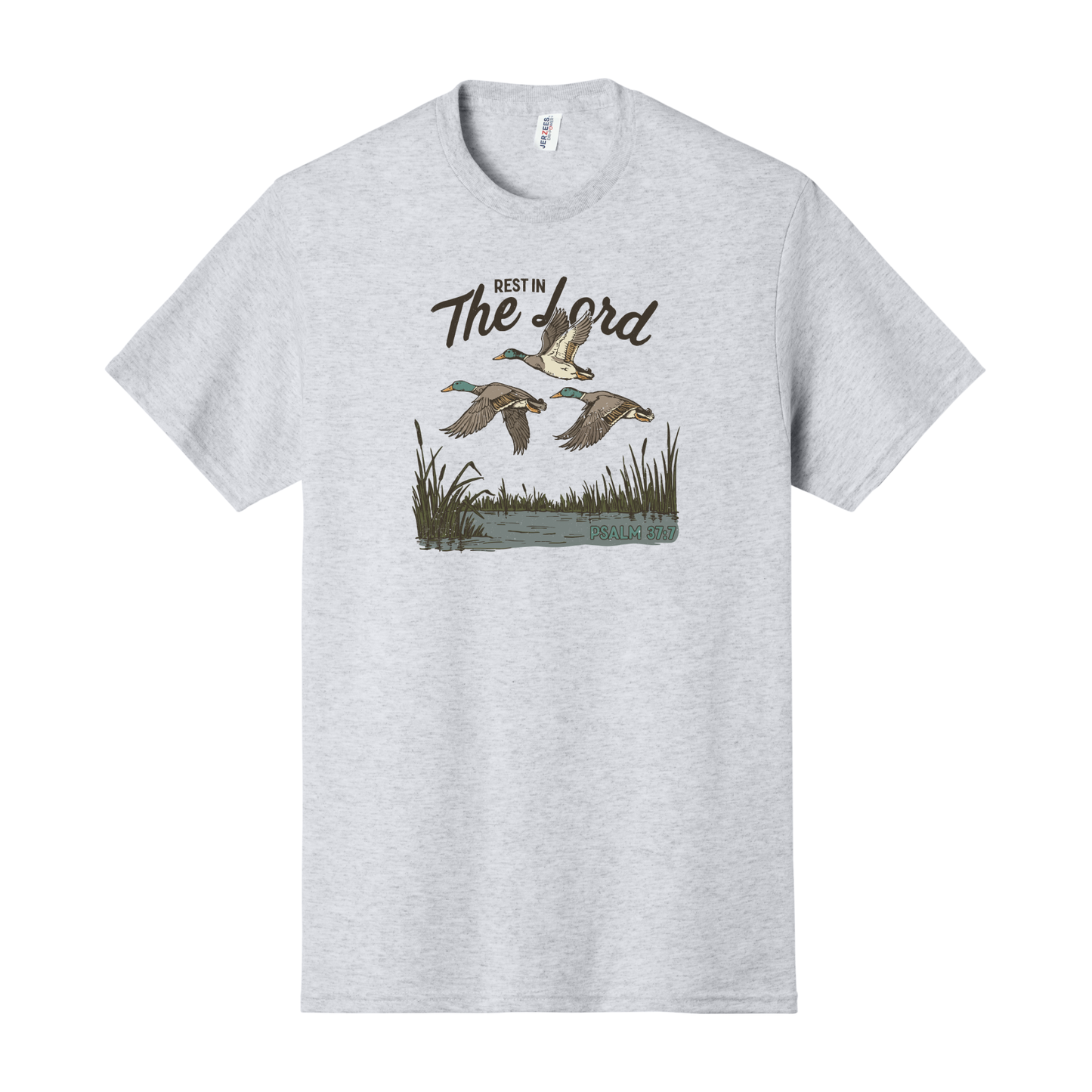 Rest in the Lord Shirt, Christian Shirt, Nature Shirt, Duck Shirt, Mallard Shirt