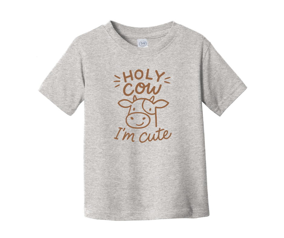 Holy Cow I'm Cute Shirt, Holy Cow I'm Cute Onesie, Cute Kid's Shirt, Baby Onesie