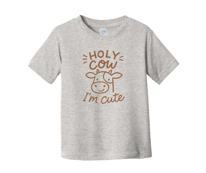 Holy Cow I'm Cute Shirt, Holy Cow I'm Cute Onesie, Cute Kid's Shirt, Baby Onesie