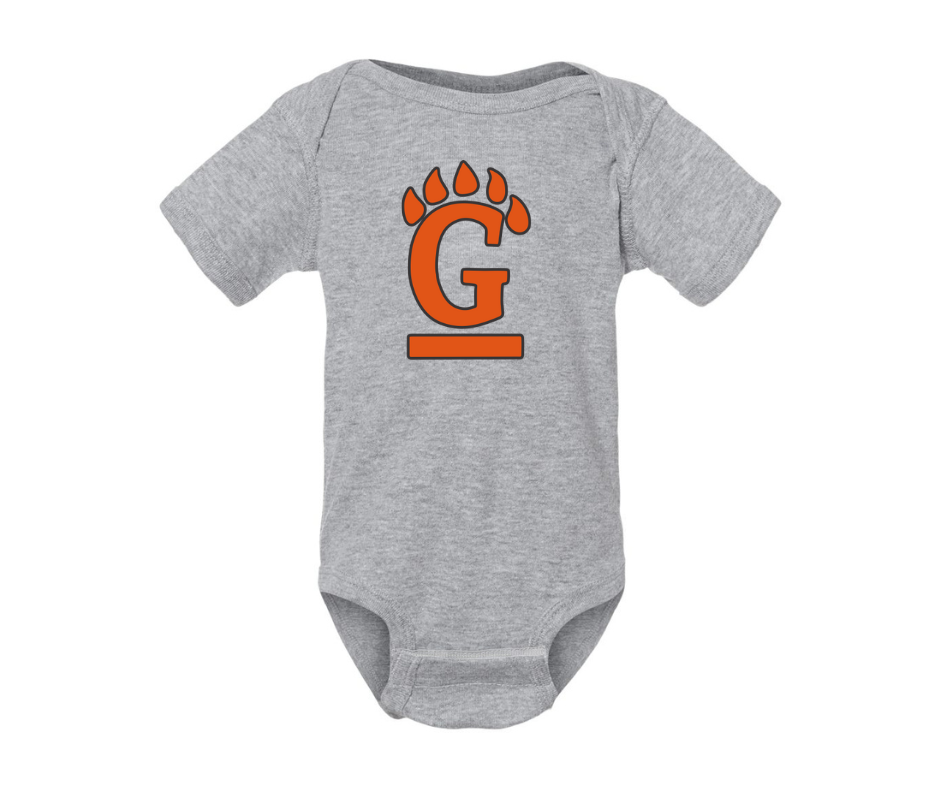 Gibsonburg Golden Bears (GBAS-14) Baby Onesie