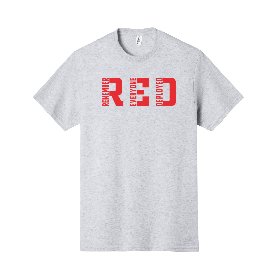 RED Remember Everyone Deployed Shirt, RED Remember Everyone Deployed Sweatshirt, Military Shirt, USA Shirt