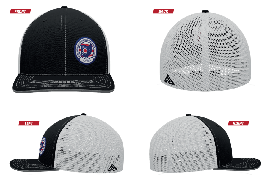 Ohio Tert Pacific Headwear Trucker Pacflex Cap with woven patch (404M)