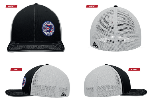 Ohio Tert Pacific Headwear Trucker Pacflex Cap with woven patch (404M)