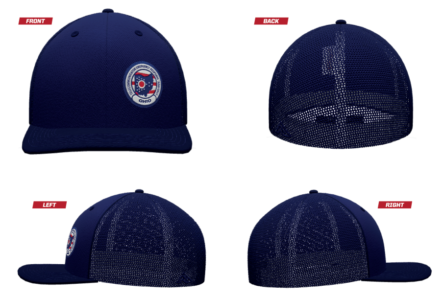 Ohio Tert Pacific Headwear Trucker Pacflex Cap with woven patch (404M)