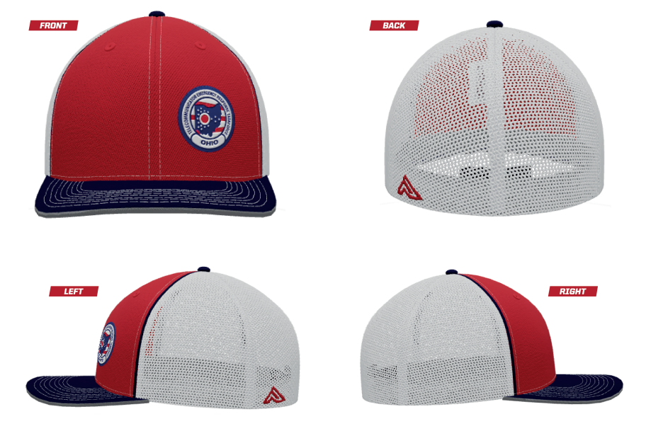 Ohio Tert Pacific Headwear Trucker Pacflex Cap with woven patch (404M)
