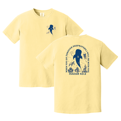 When You Go Through Deep Waters, I Will Be With You Shirt, Christian Shirt, Faith Shirt