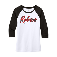 Fostoria (FOS-05) Design on District Women’s Perfect Tri 3/4-Sleeve Raglan (DM136L)