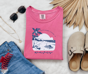 Happiness Comes in Waves Shirt, Ocean Shirt (1717)