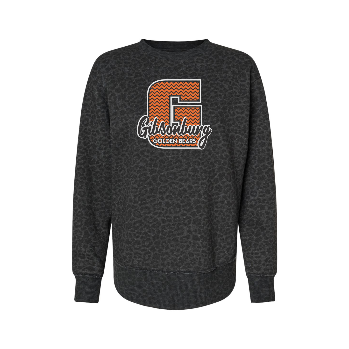 Gibsonburg (GBAS-06) Design on Women's Weekend Fleece Crewneck Sweatshirt (LAT3525)
