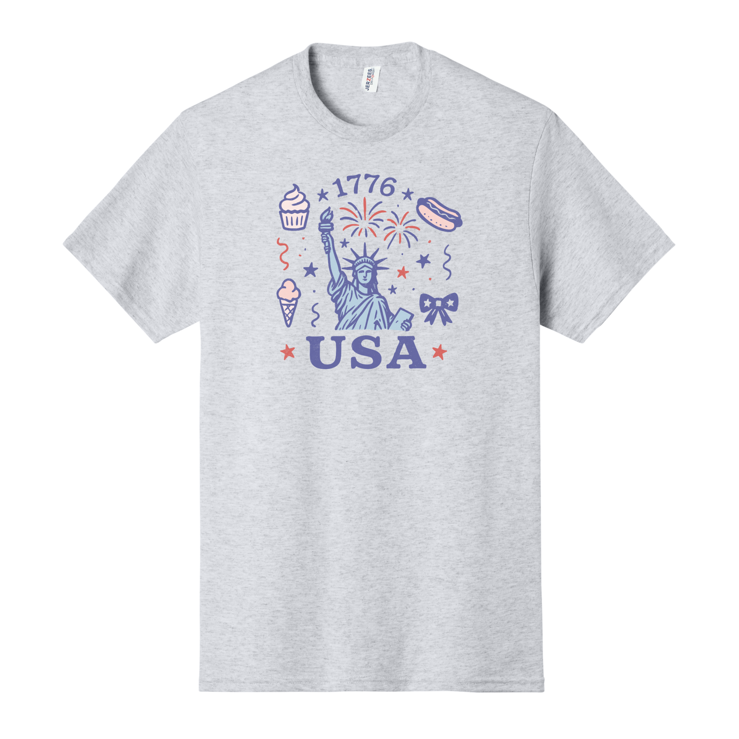 1776 Shirt, Coquette America Shirt, USA Shirt, Patriotic Shirt