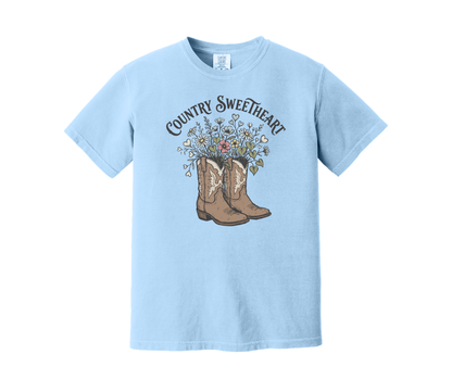 Country Sweetheart Shirt, Western Shirt, Cowboy Shirt, Cowgirl Shirt, Cowboy Boots Shirt, Cowgirl Boots Shirt (1717)