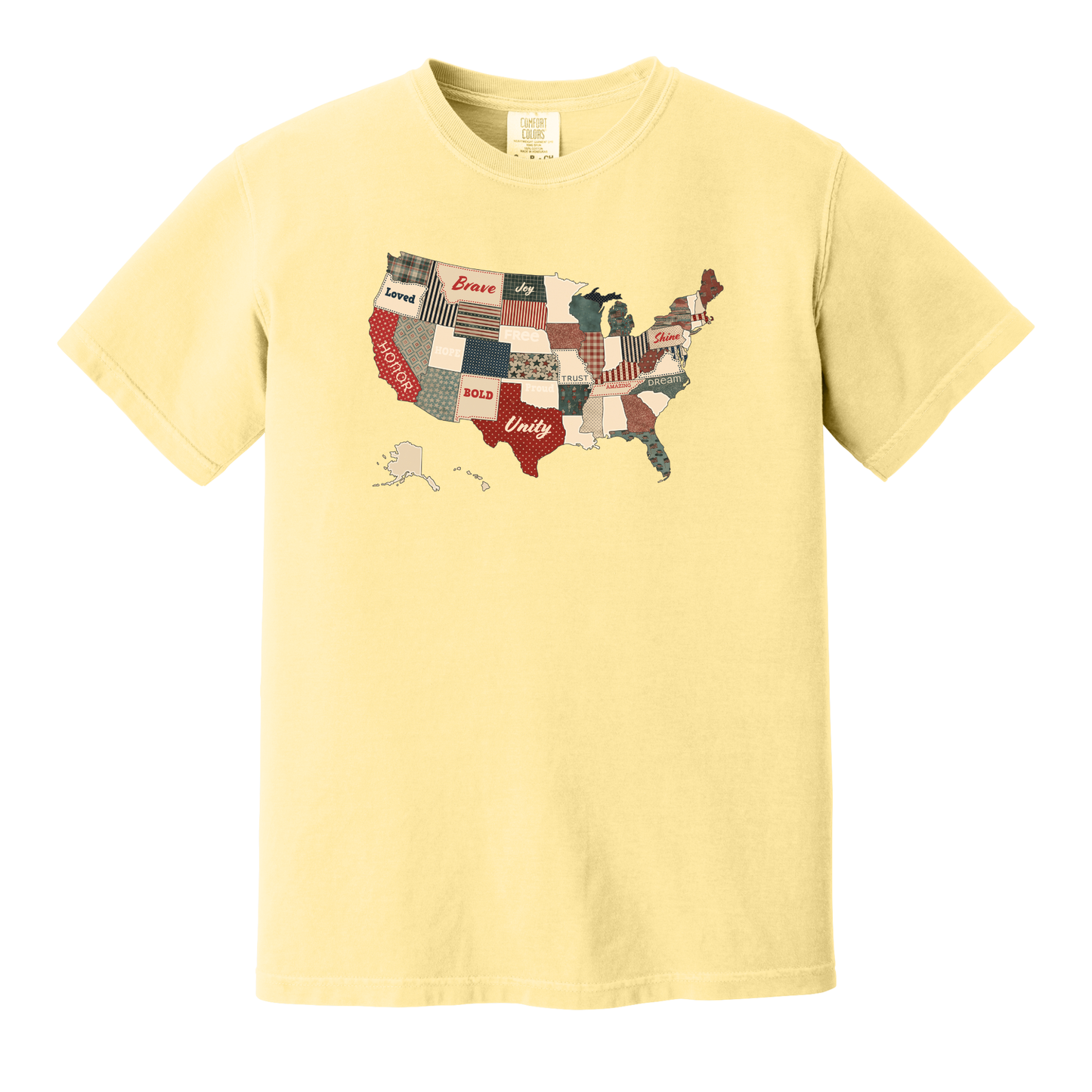 USA Map Shirt, Patriotic Shirt, State Shirt, USA Shirt