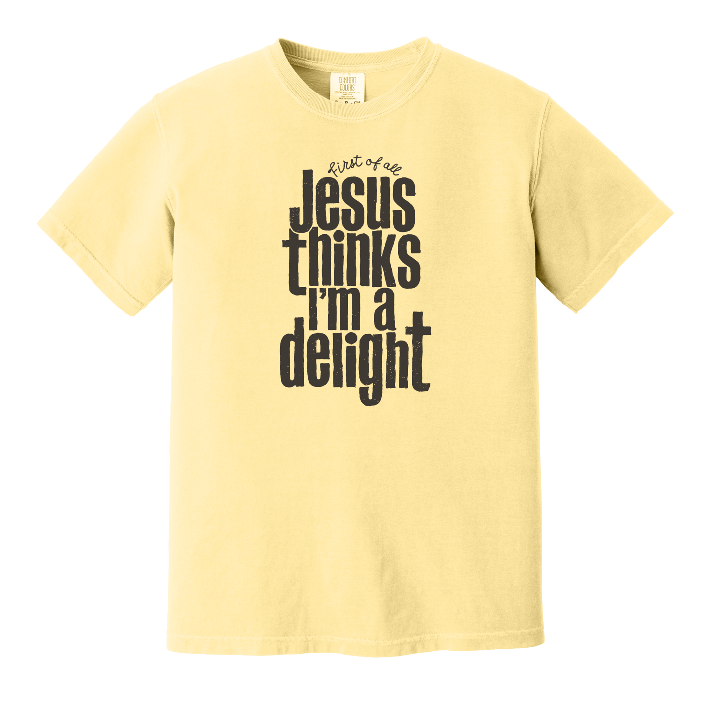 First of all Jesus Thinks I'm a Delight Shirt, Faith Shirt, Jesus Shirt, Christian Shirt, Funny Shirt