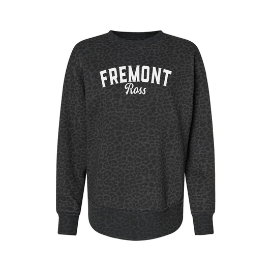 Fremont Ross (FRAS-30) Design on Women's Weekend Fleece Crewneck Sweatshirt (LAT3525)
