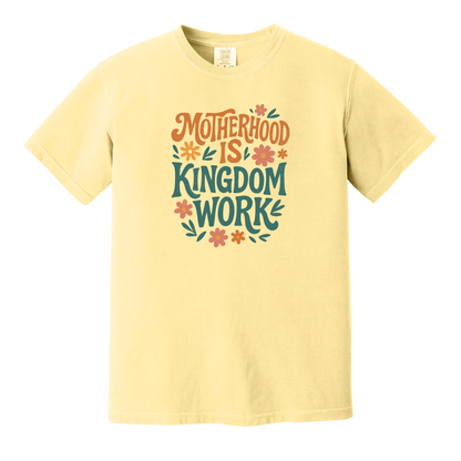 Motherhood is Kingdom Work Shirt, Mom Shirt, Mother's Day Gift, Christian Shirt, Christian Mom
