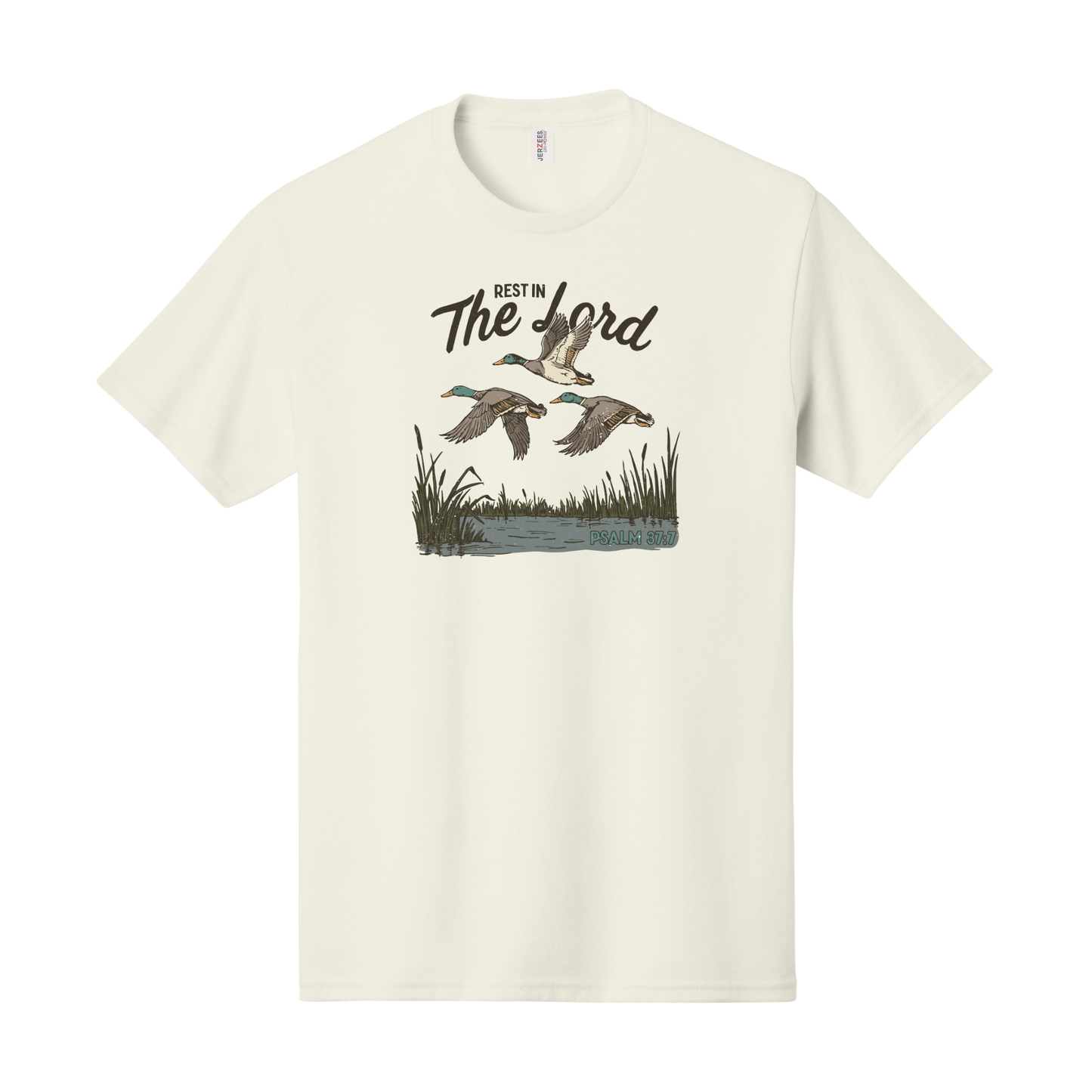 Rest in the Lord Shirt, Christian Shirt, Nature Shirt, Duck Shirt, Mallard Shirt