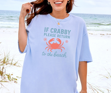 If Crabby Please Return to the Beach Shirt, Ocean Shirt, Summer Shirt, Women's Shirt (1717)