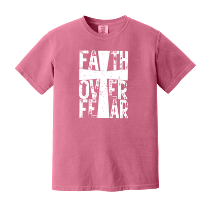 Faith Over Fear Shirt, Christian Shirt, Cross Shirt